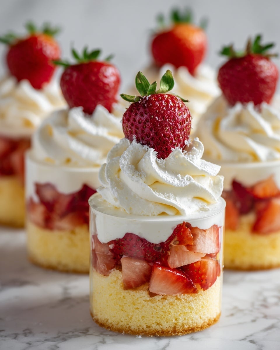 Quick Strawberry Shortcake Cups Recipe - Recipe Image