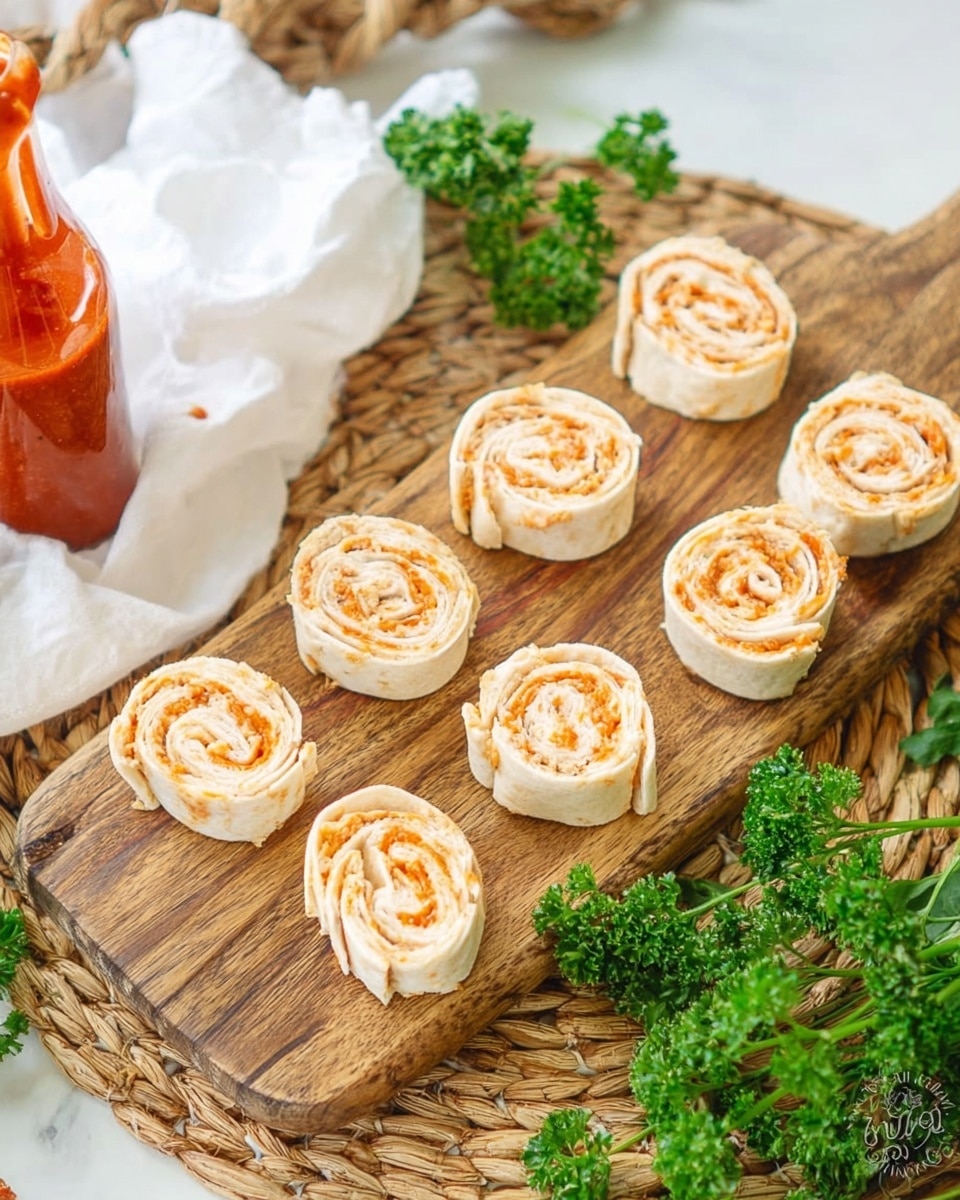 Buffalo Chicken Roll Ups Recipe - Recipe Image