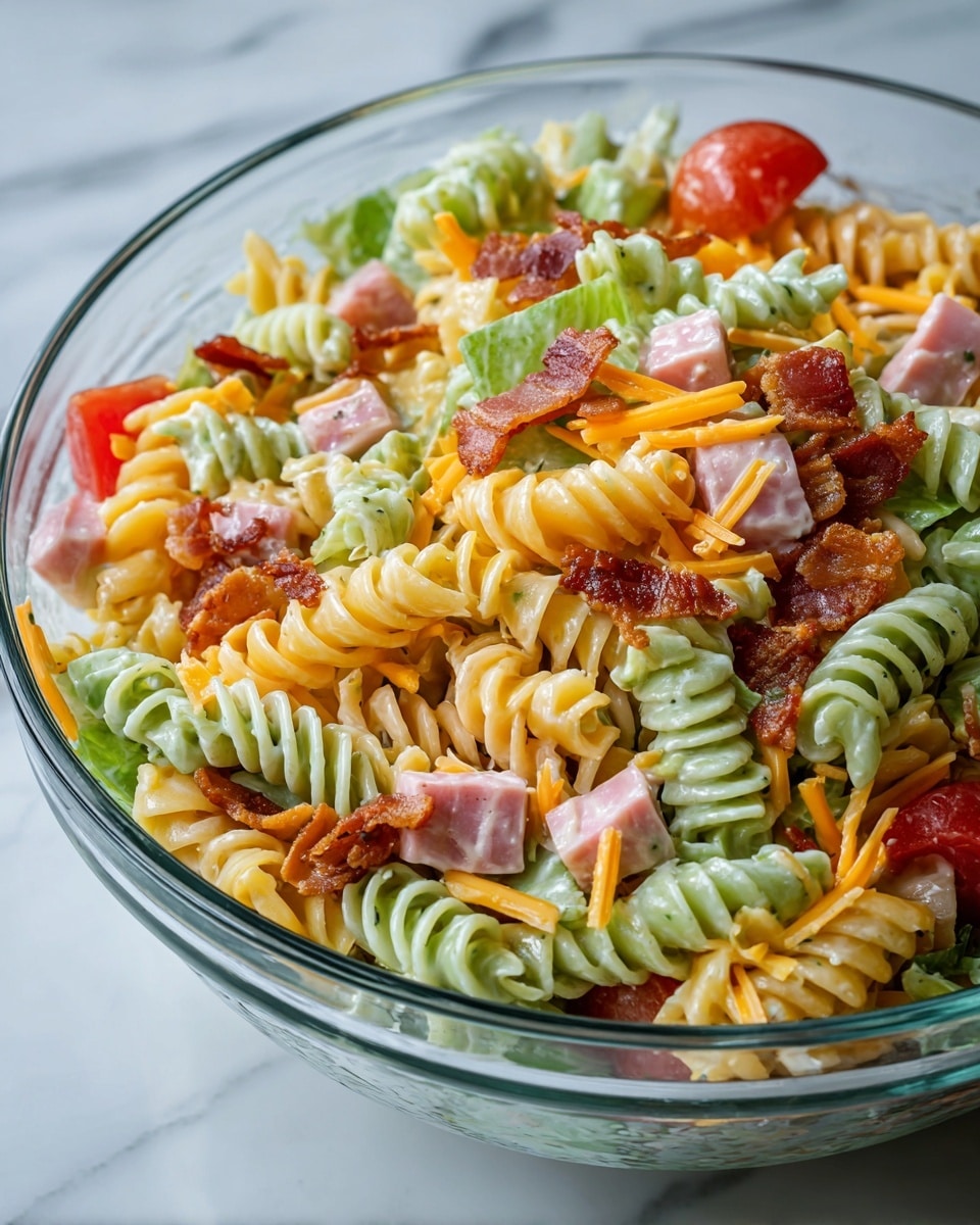 Club Sandwich Pasta Salad Recipe - Recipe Image