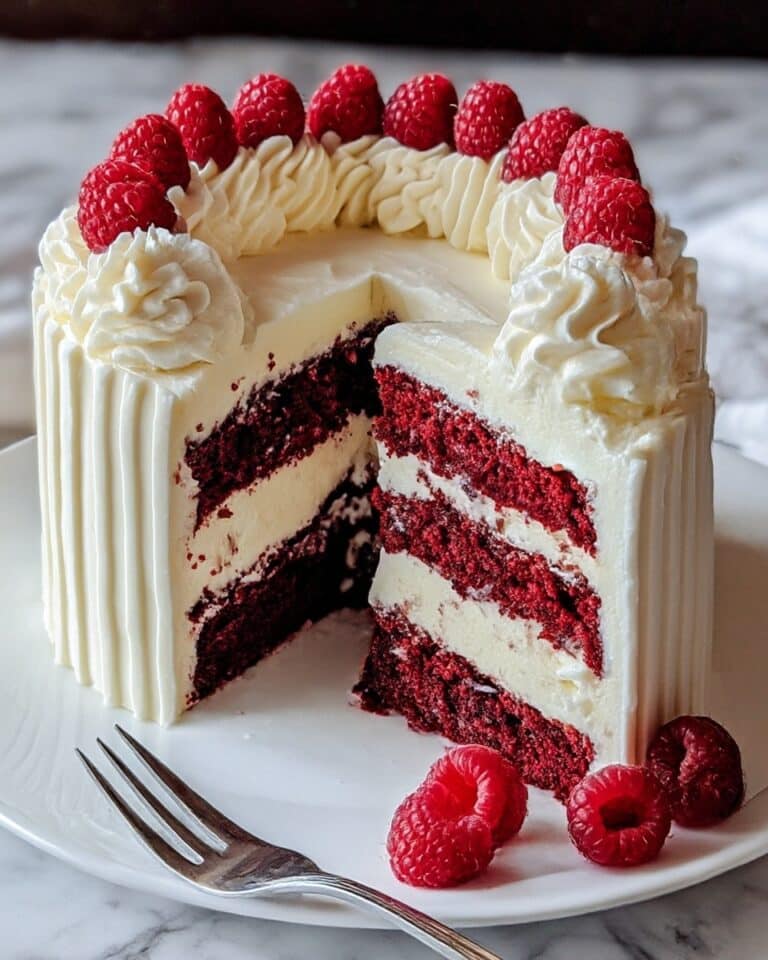 White Chocolate Raspberry Dream Cake Recipe