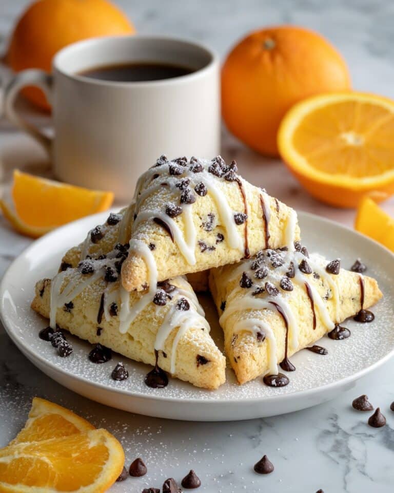 Irresistibly Moist Chocolate Orange Scones Recipe