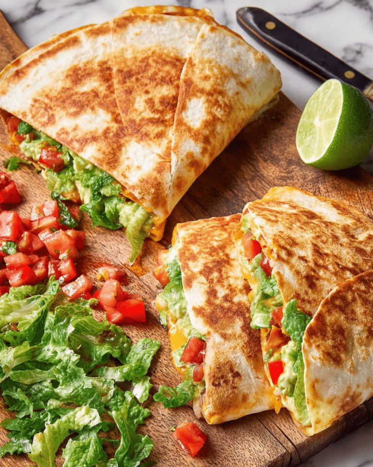 Vegan Lentil Crunchwraps with Chipotle Queso and Fresh Guacamole Recipe