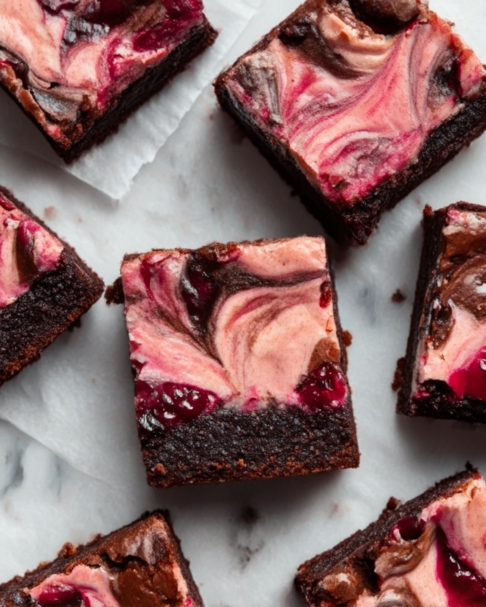 Raspberry Cheesecake Brownies Recipe - Recipe Image