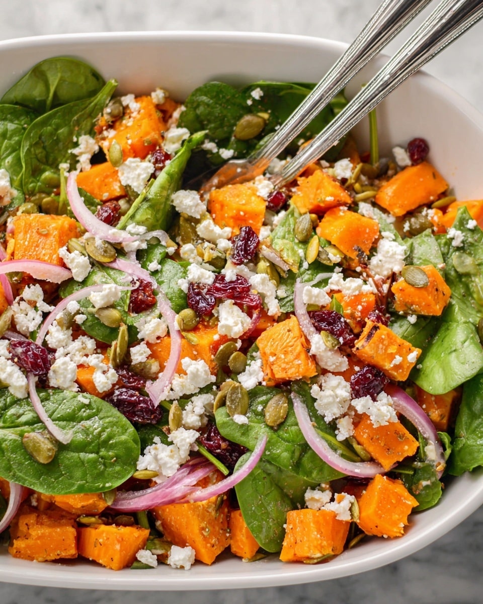 Sweet Potato Salad with Honey Mustard Dressing and Cranberries Recipe - Recipe Image