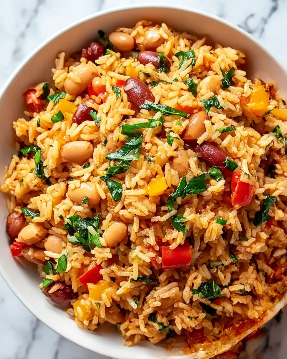 Healthy Mediterranean Rice and Beans Recipe - Recipe Image