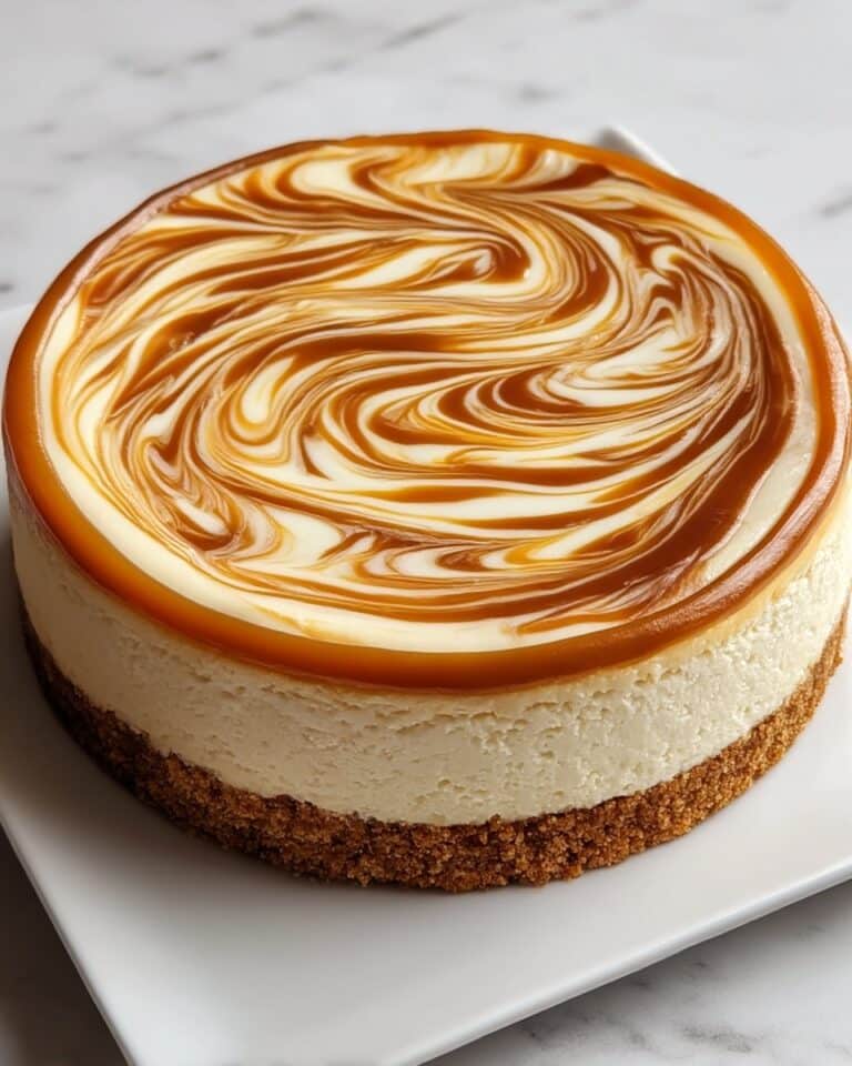 Caramel Swirl Cheesecake Recipe
