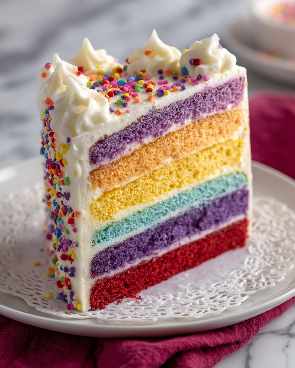 Rainbow Bundt Cake Recipe - Recipe Image