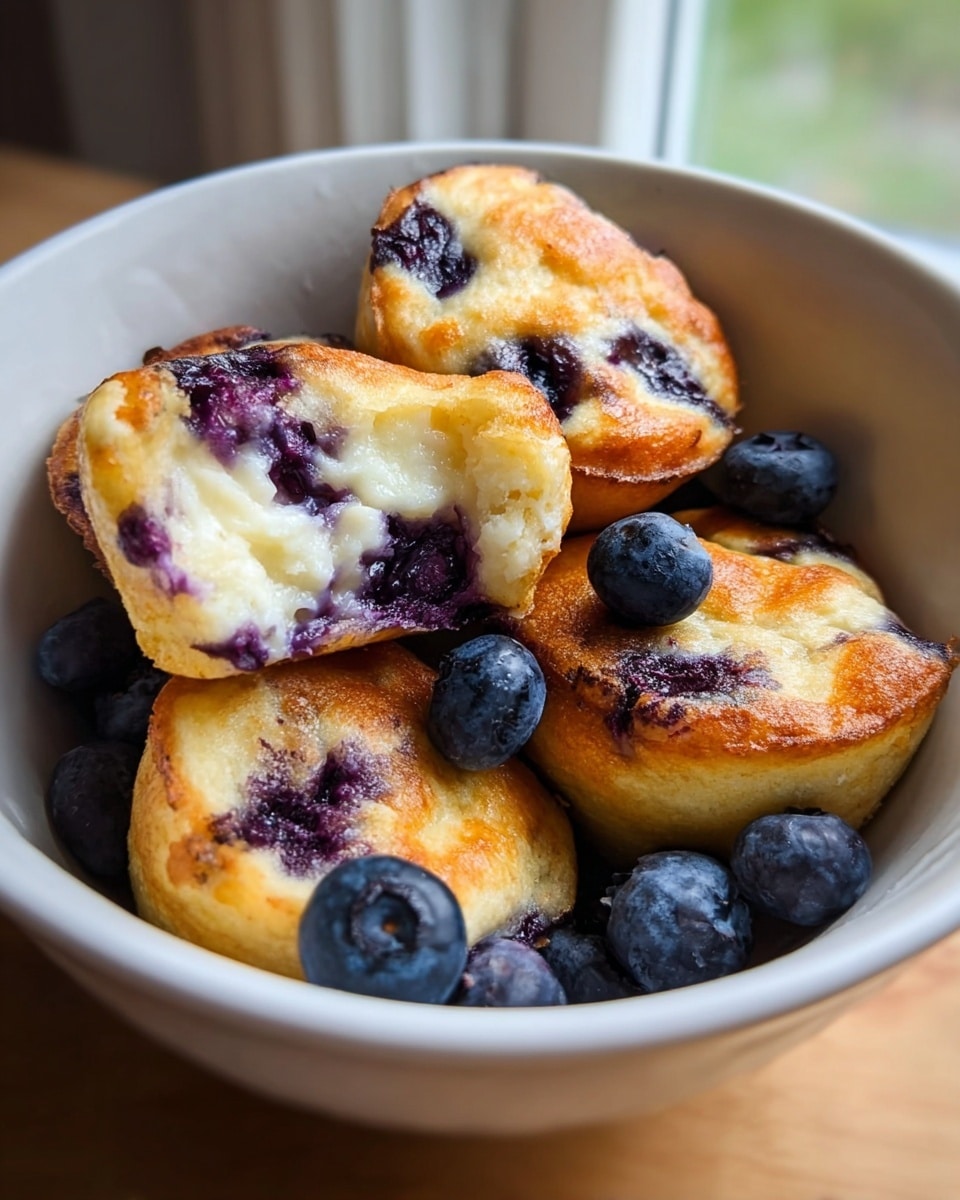 Blueberry Cottage Cheese Pancake Bites Your Kids Will Devour Recipe - Recipe Image