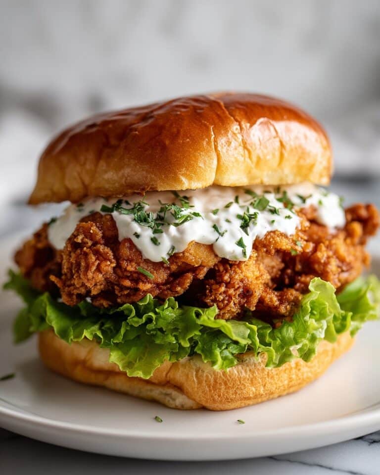Cajun Crispy Chicken Sandwich with Garlic Aioli Recipe