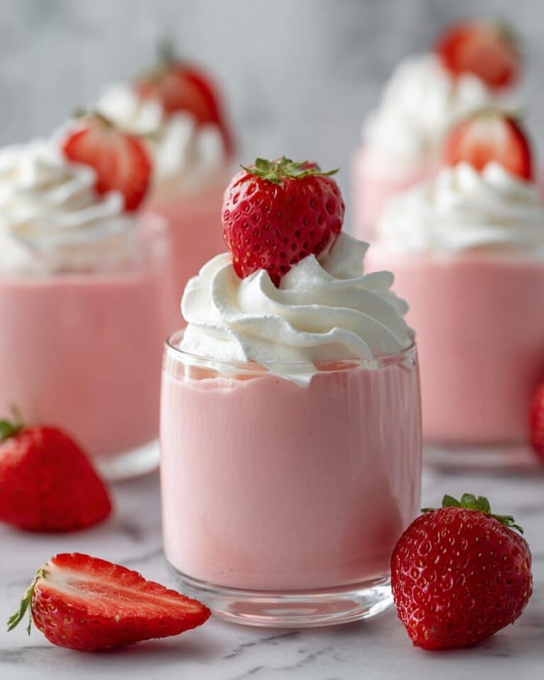Greek Yogurt Jello with Fresh Strawberries Recipe