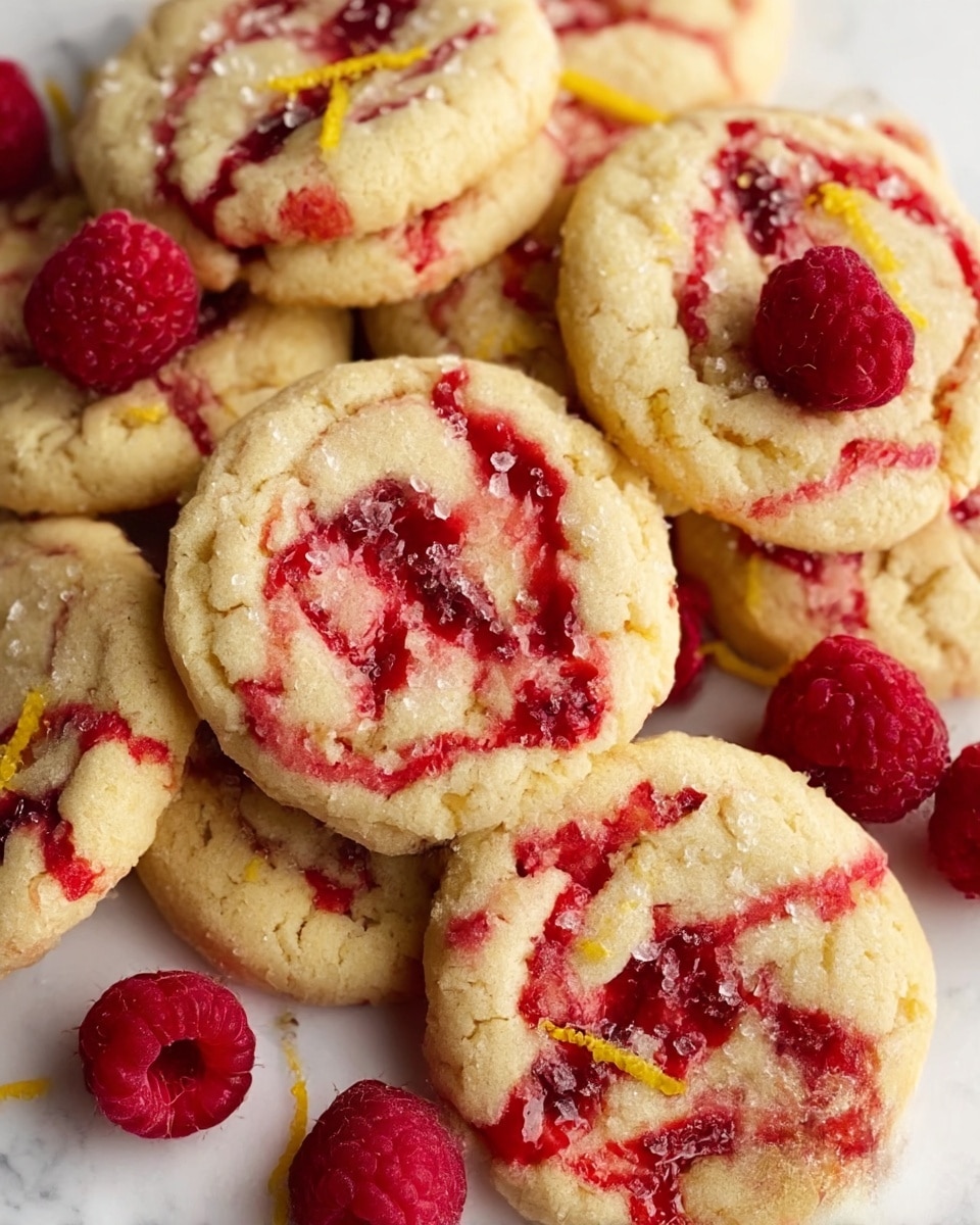 Lemon Raspberry Cookies Recipe - Recipe Image